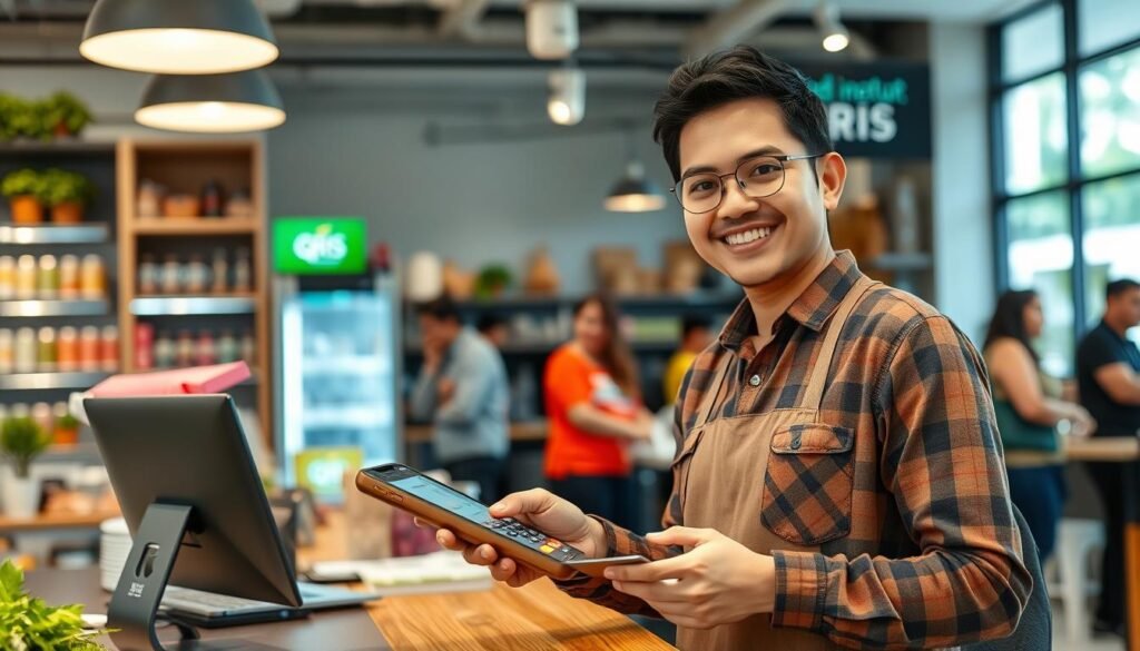 UMKM sukses menggunakan QRIS untuk transaksi pembayaran