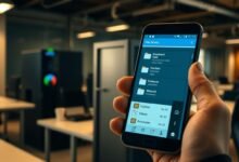 akses file server kantor android