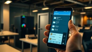 akses file server kantor android